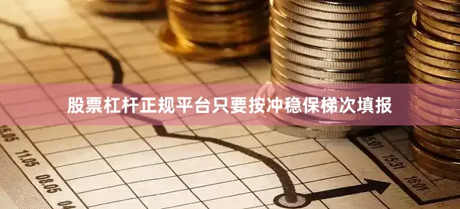 股票杠杆正规平台只要按冲稳保梯次填报